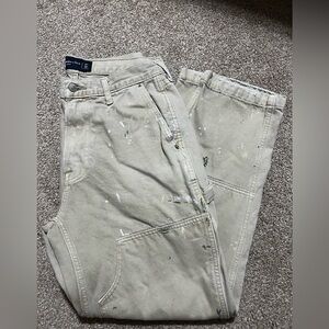 Abercrombie & Fitch Loose Workwear Jean, green, Size 31W x 30L. Great condition